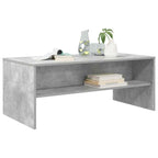 Tavolino da salotto Grigio cemento 100 x 50 x 40 cm
