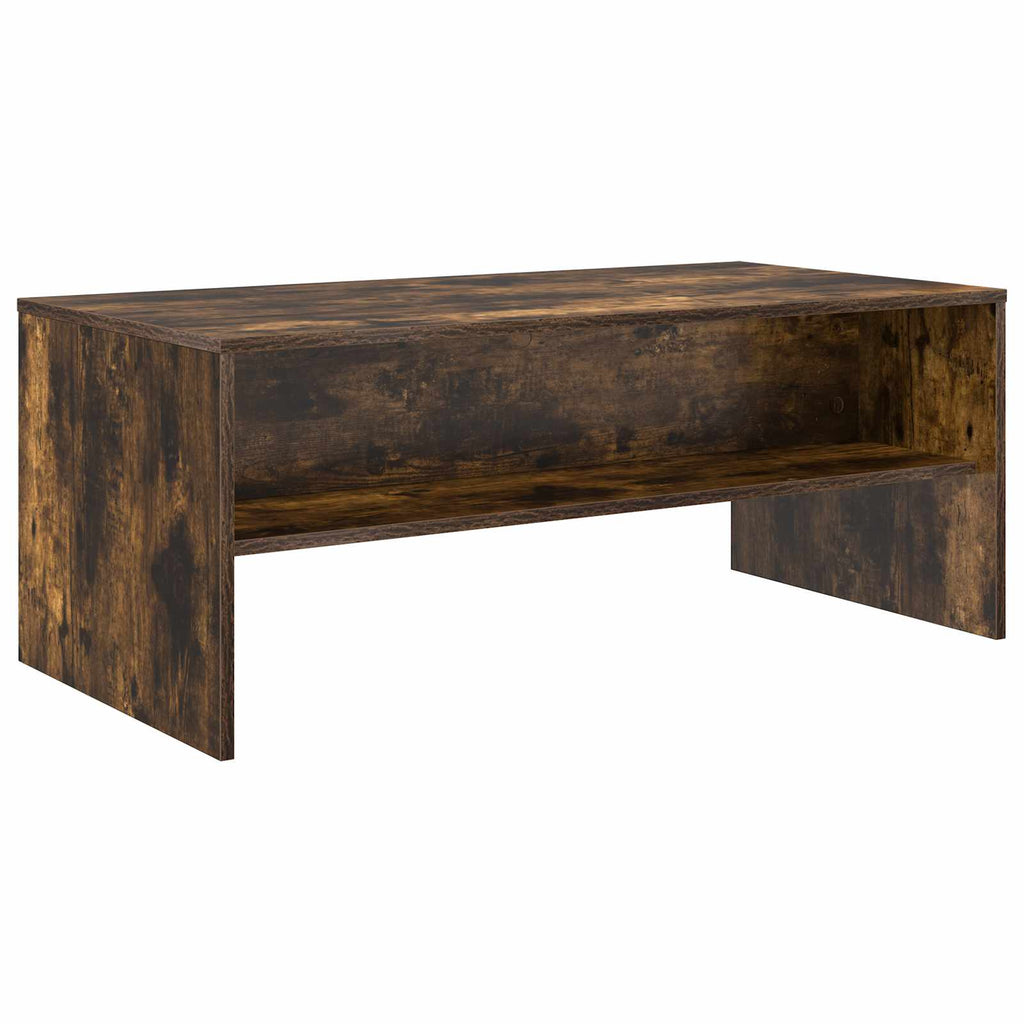 Tavolino da salotto Rovere fumé 100 x 50 x 40 cm