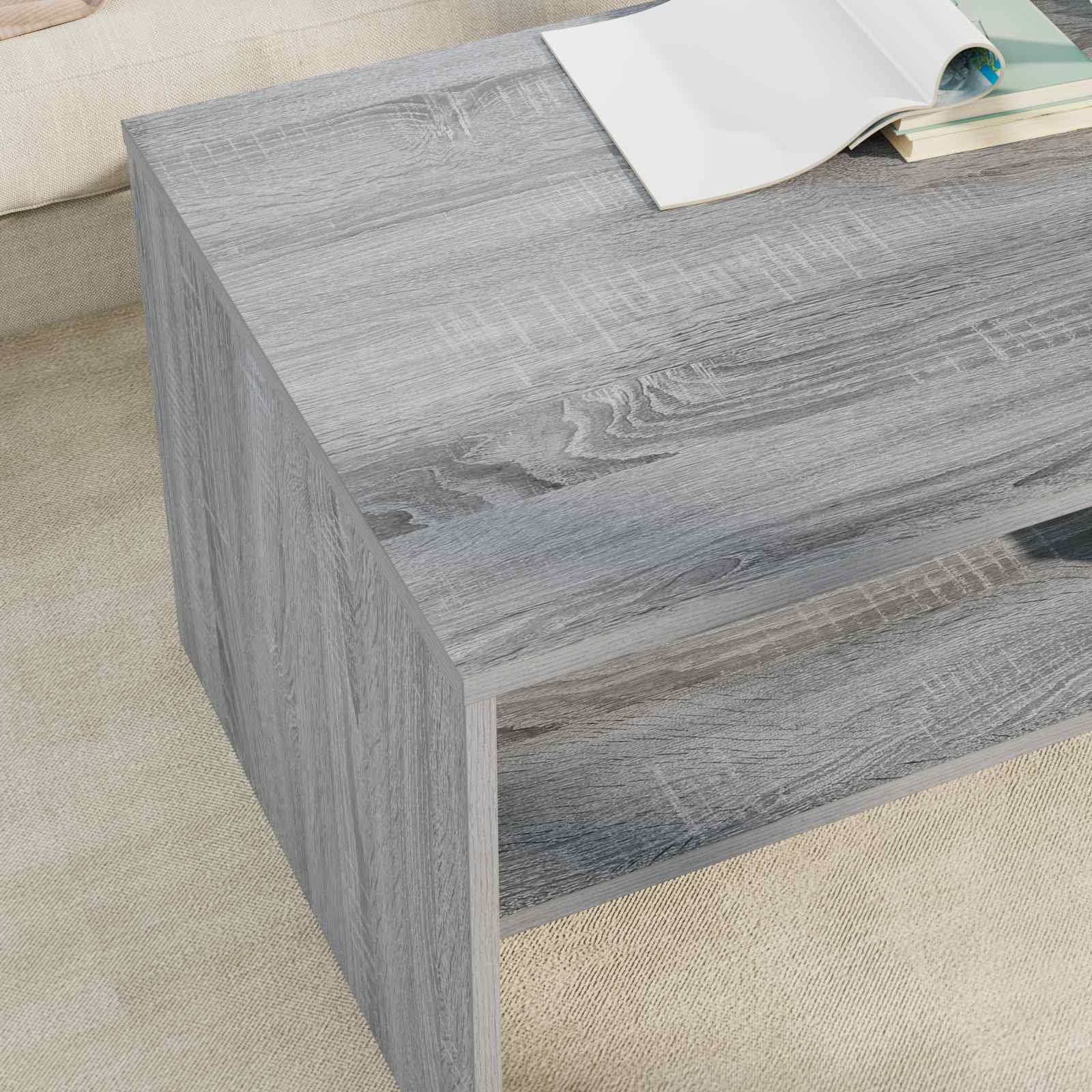 Tavolino da salotto Grigio Sonoma 100 x 50 x 40 cm