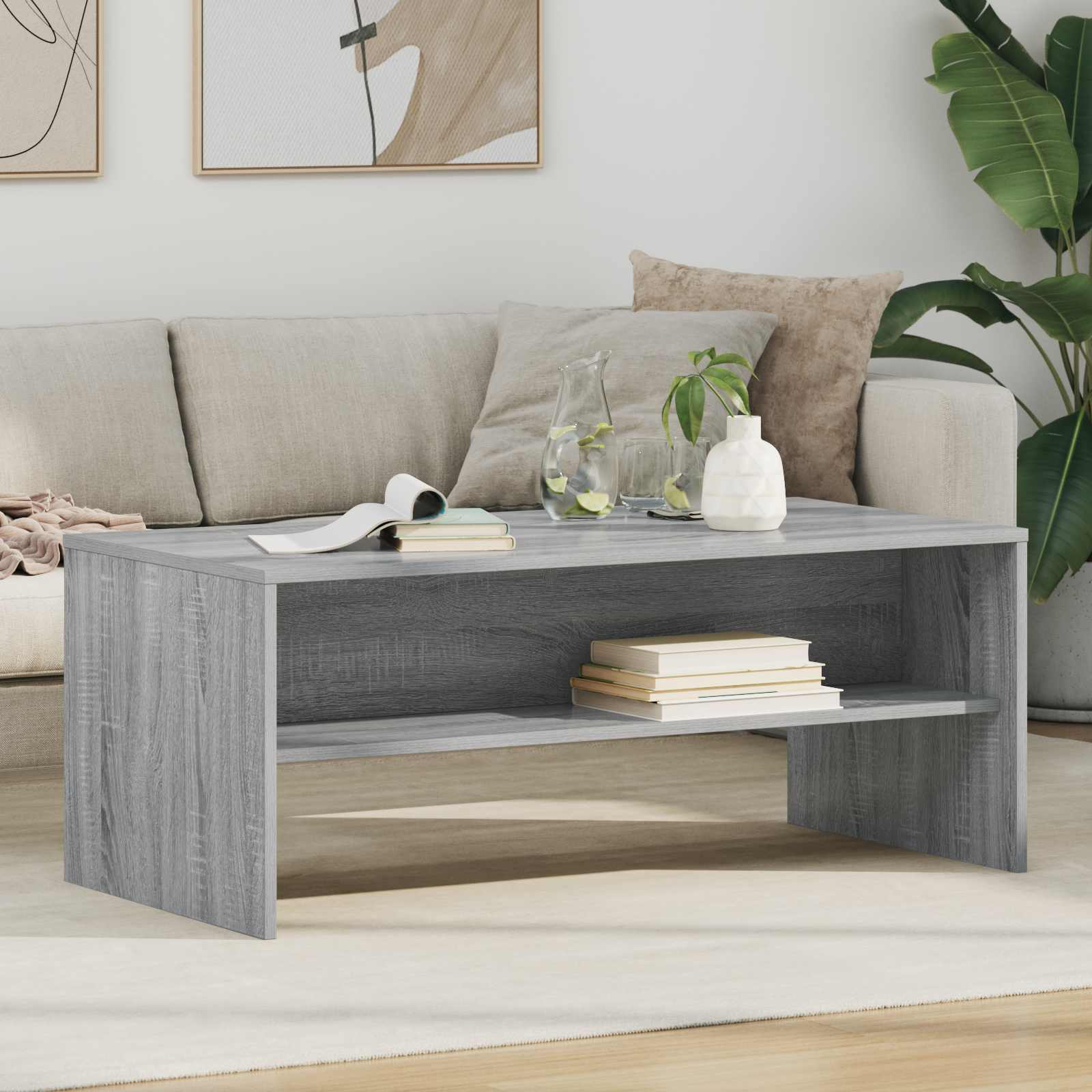 Tavolino da salotto Grigio Sonoma 100 x 50 x 40 cm