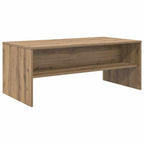 Tavolino da salotto Rovere artigianale 100 x 50 x 40 cm