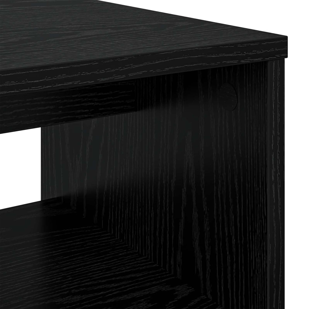 Mobile TV Rovere Nero 60 x 35 x 40 cm Legno multistrato