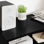 Mobile TV Rovere Nero 60 x 35 x 40 cm Legno multistrato