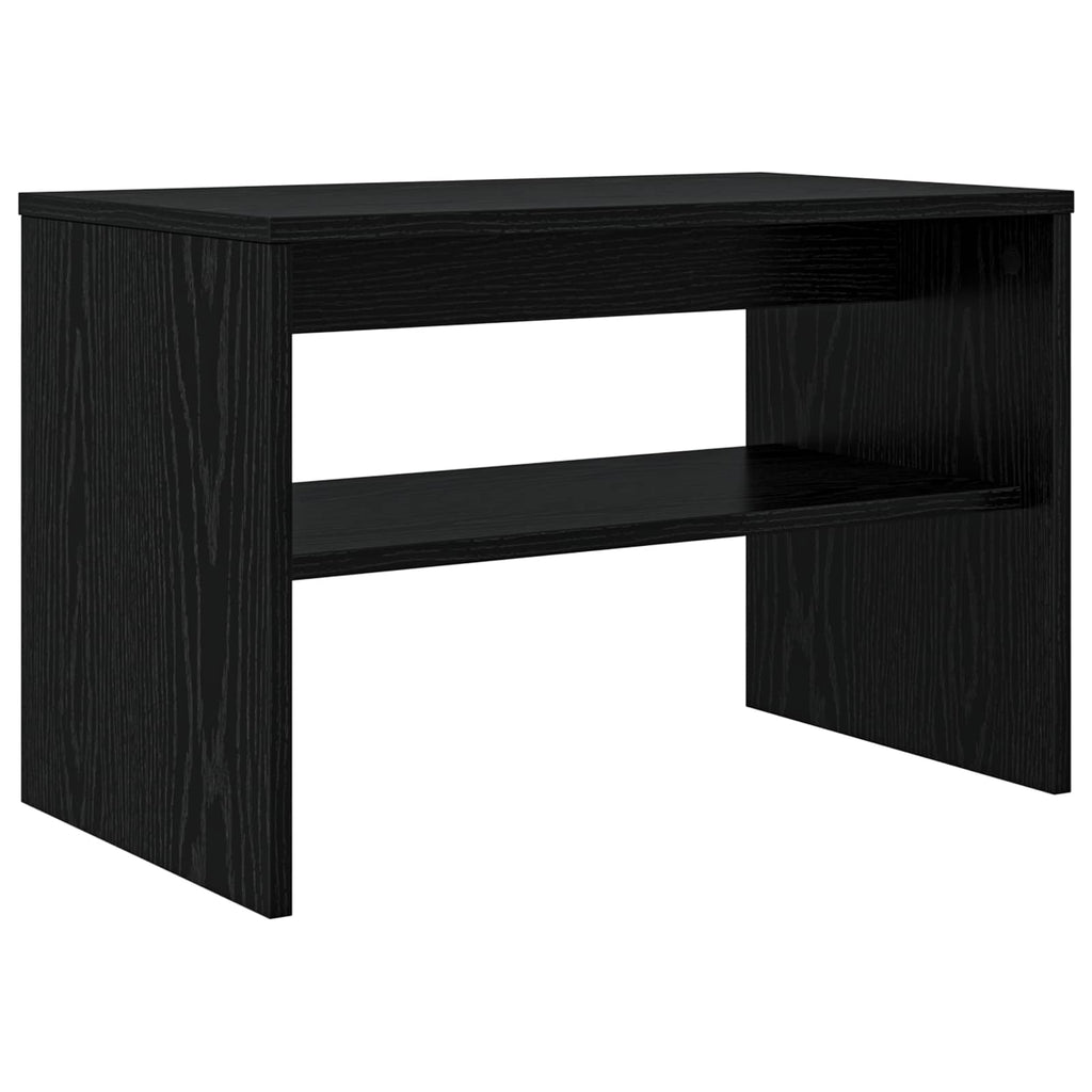 Mobile TV Rovere Nero 60 x 35 x 40 cm Legno multistrato