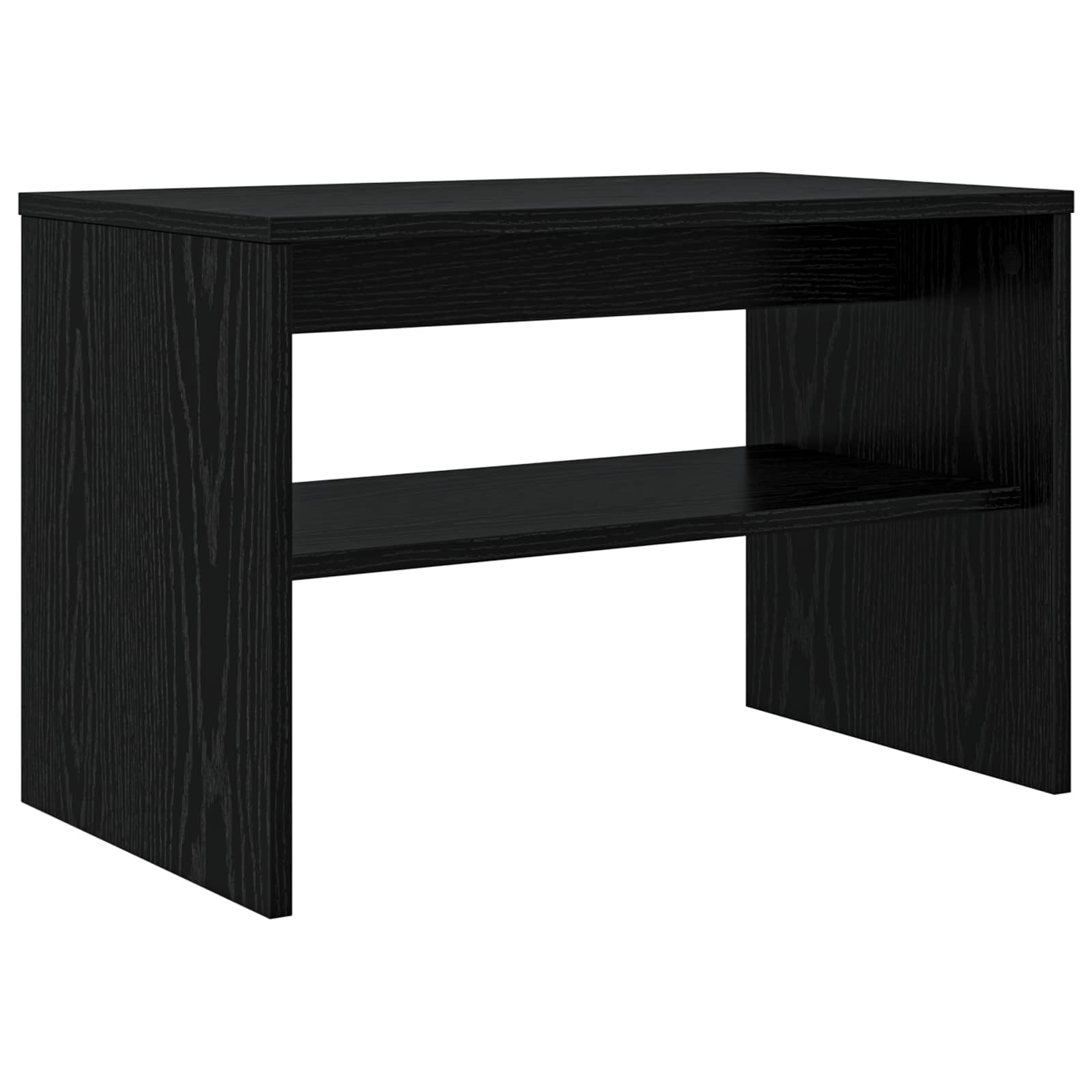 Mobile TV Rovere Nero 60 x 35 x 40 cm Legno multistrato