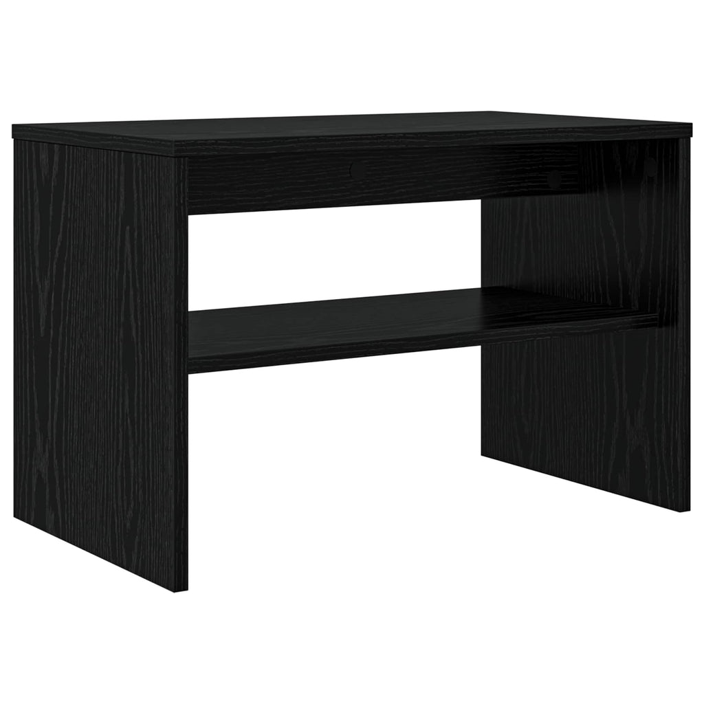 Mobile TV Rovere Nero 60 x 35 x 40 cm Legno multistrato