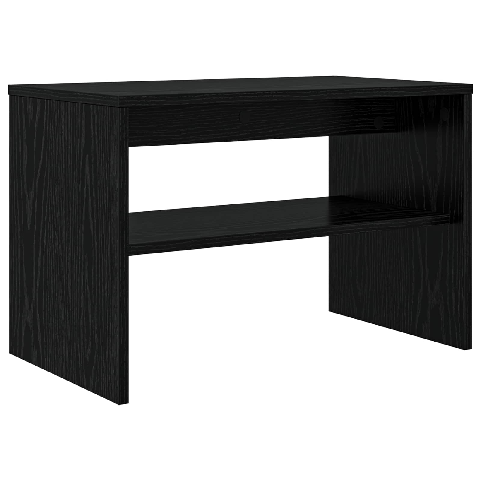 Mobile TV Rovere Nero 60 x 35 x 40 cm Legno multistrato