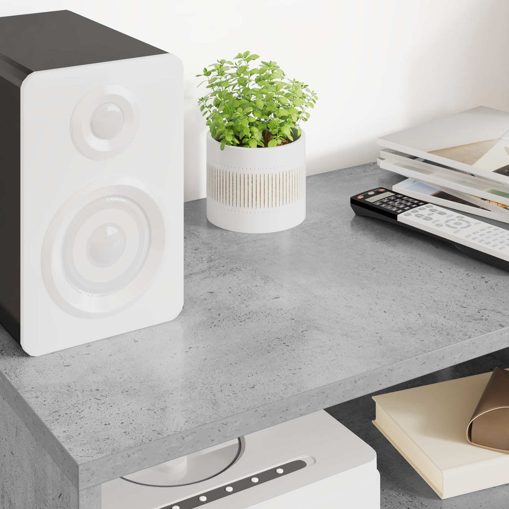 Mobile TV Grigio cemento 60 x 35 x 40 cm Legno multistrato