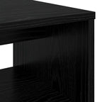 Mobile TV Rovere Nero 80 x 35 x 40 cm Legno multistrato