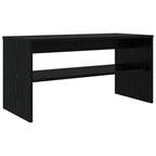 Mobile TV Rovere Nero 80 x 35 x 40 cm Legno multistrato