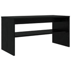 Mobile TV Rovere Nero 80 x 35 x 40 cm Legno multistrato