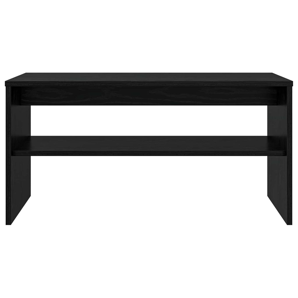 Mobile TV Rovere Nero 80 x 35 x 40 cm Legno multistrato