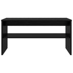 Mobile TV Rovere Nero 80 x 35 x 40 cm Legno multistrato