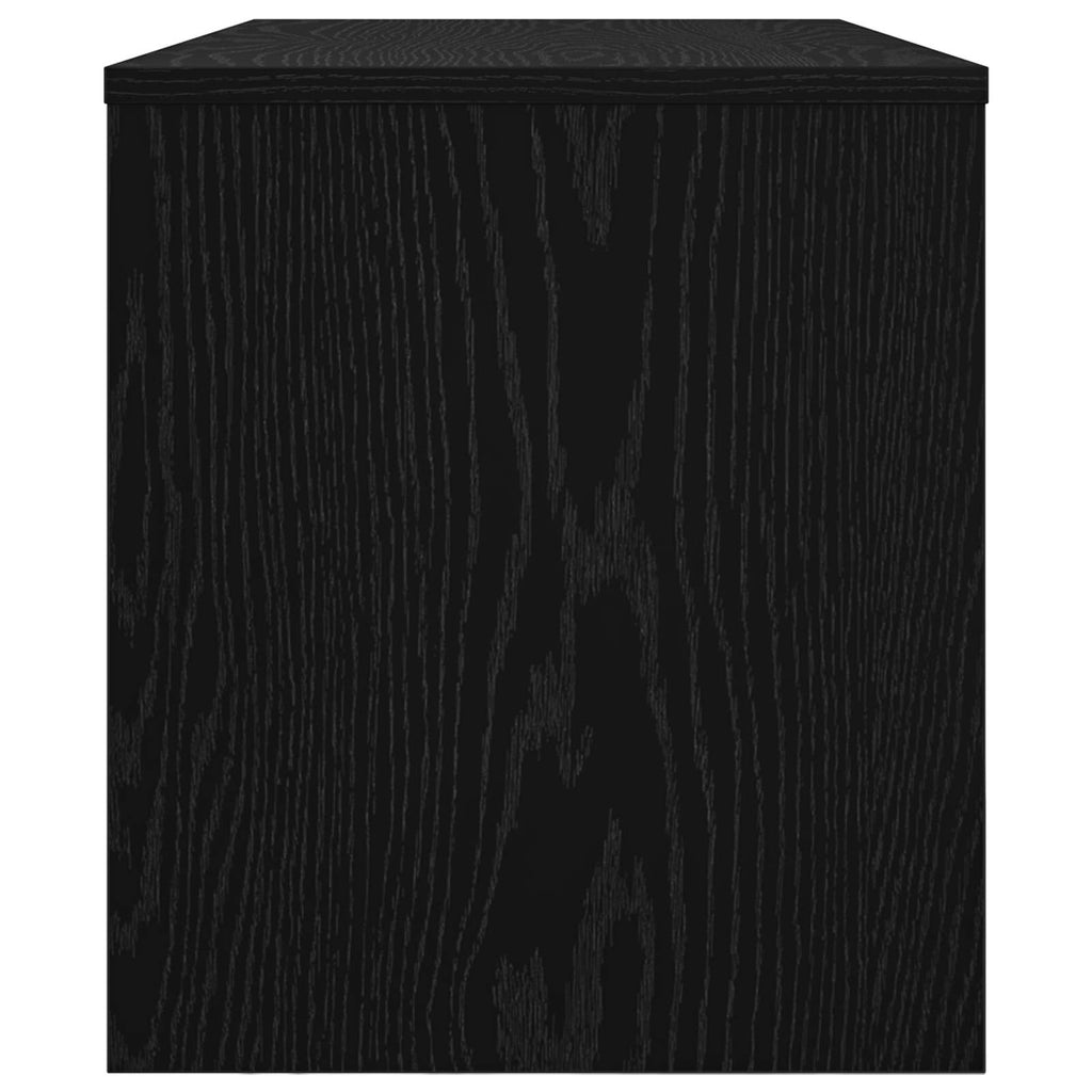 Mobile TV Rovere Nero 80 x 35 x 40 cm Legno multistrato