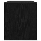 Mobile TV Rovere Nero 80 x 35 x 40 cm Legno multistrato