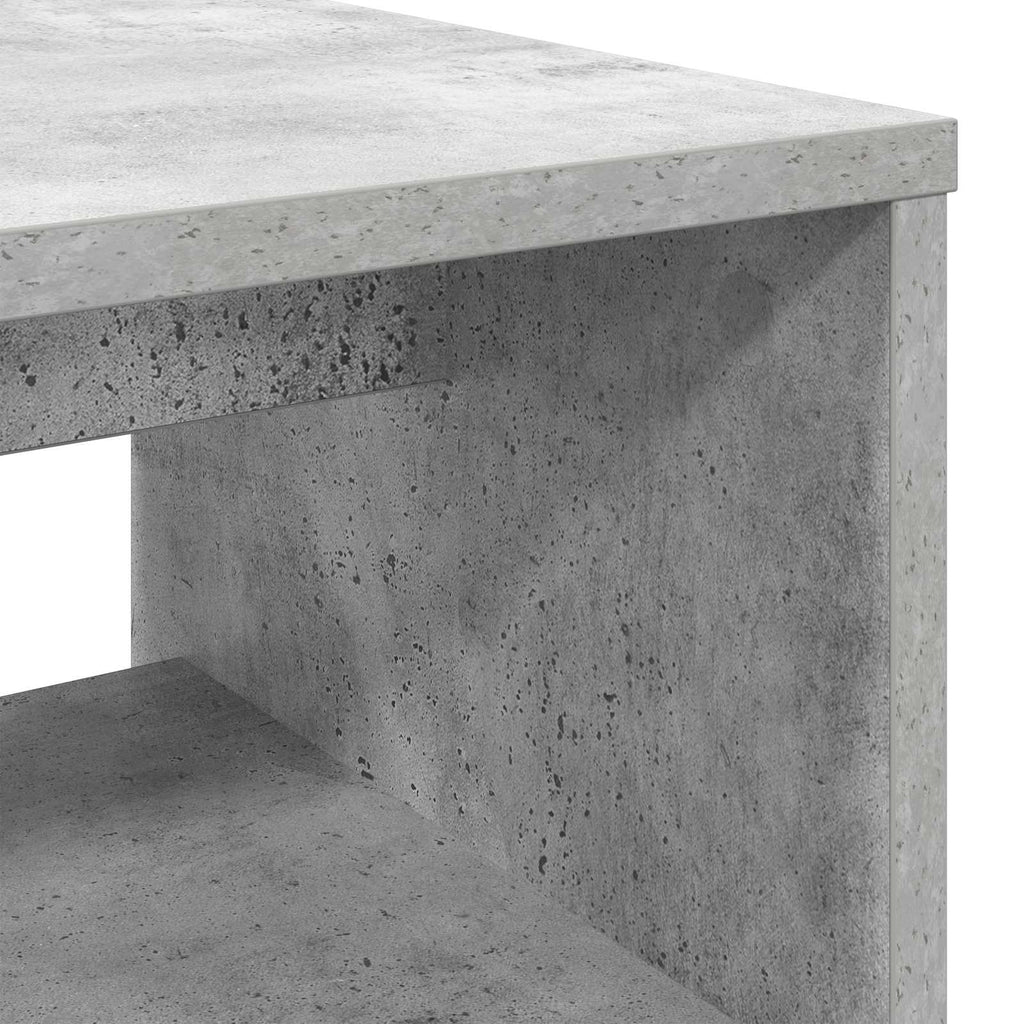 Mobile TV Grigio cemento 80 x 35 x 40 cm Legno multistrato