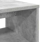 Mobile TV Grigio cemento 80 x 35 x 40 cm Legno multistrato