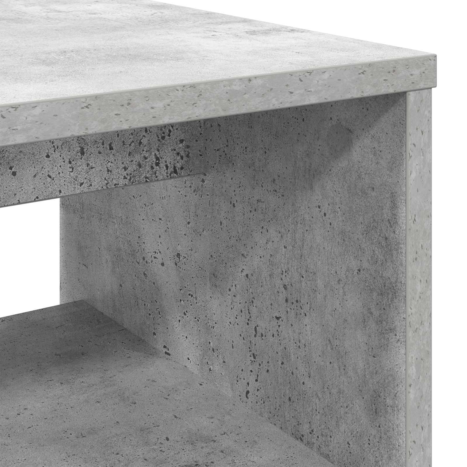 Mobile TV Grigio cemento 80 x 35 x 40 cm Legno multistrato