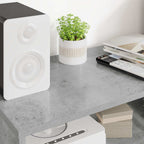 Mobile TV Grigio cemento 80 x 35 x 40 cm Legno multistrato