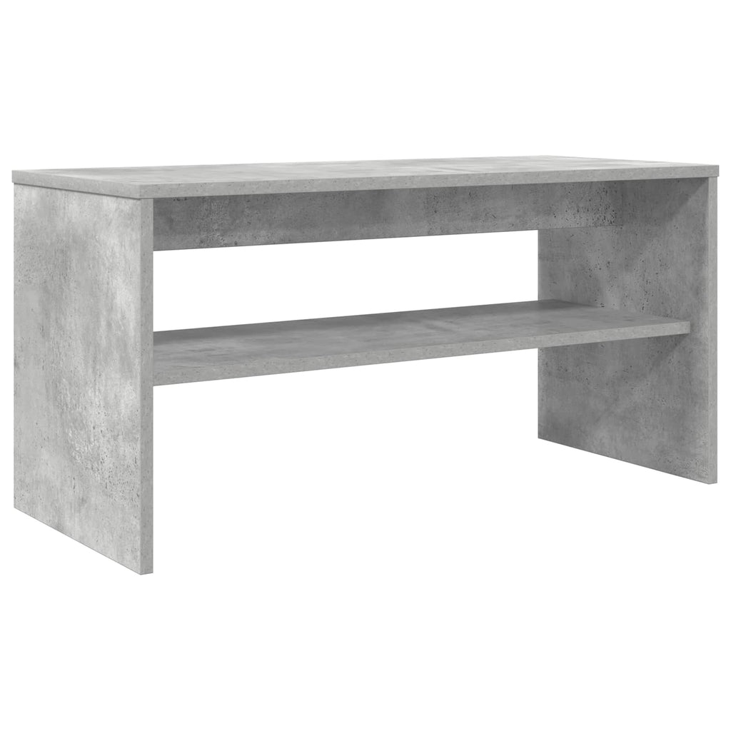 Mobile TV Grigio cemento 80 x 35 x 40 cm Legno multistrato