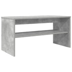 Mobile TV Grigio cemento 80 x 35 x 40 cm Legno multistrato