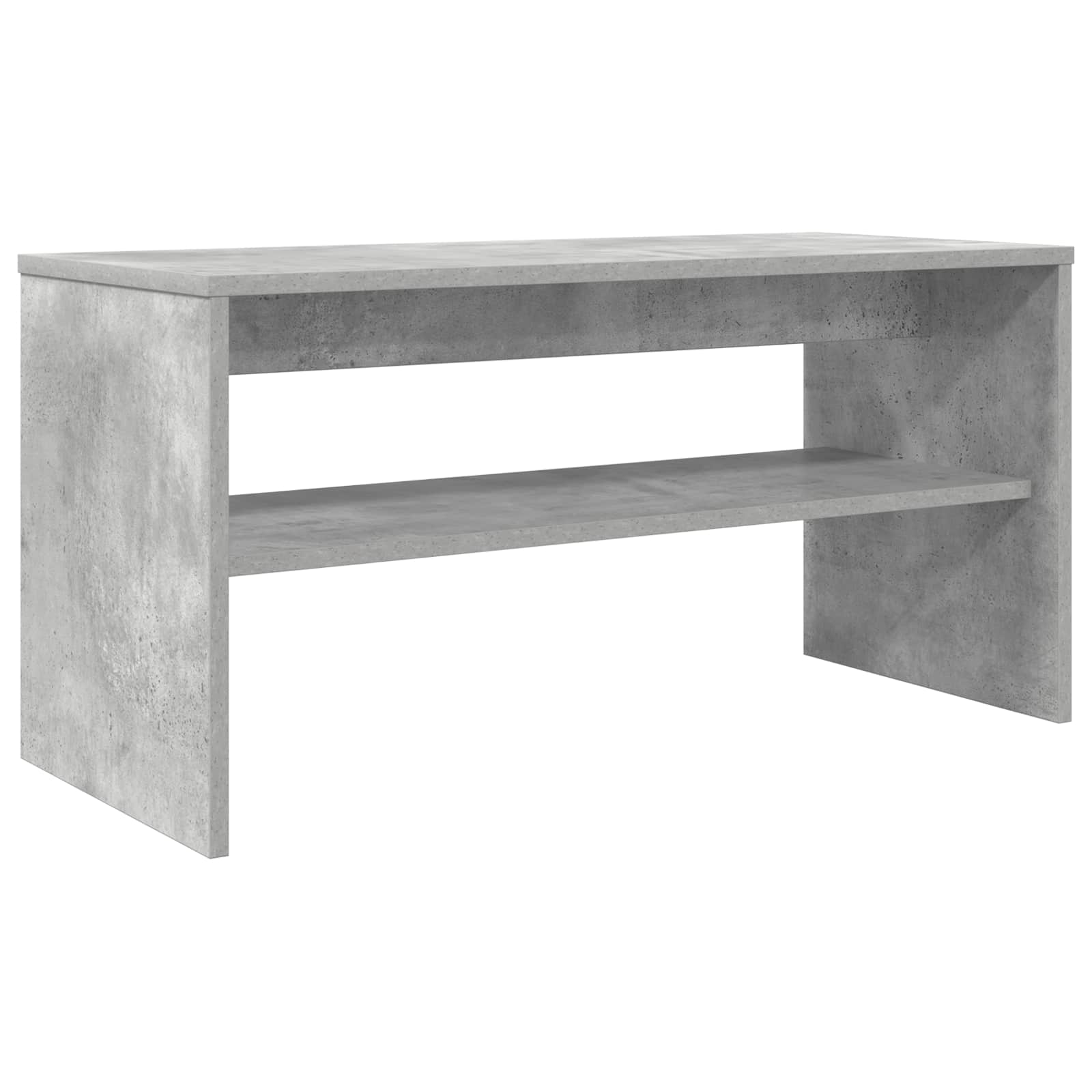 Mobile TV Grigio cemento 80 x 35 x 40 cm Legno multistrato