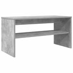 Mobile TV Grigio cemento 80 x 35 x 40 cm Legno multistrato