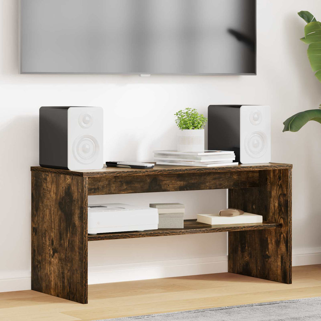 Mobile TV Rovere fumé 80 x 35 x 40 cm Legno multistrato