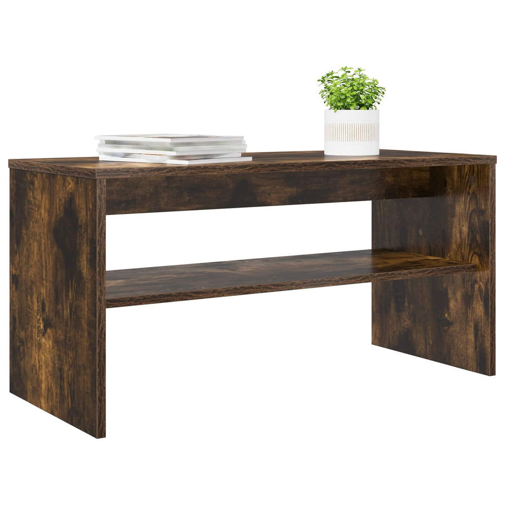 Mobile TV Rovere fumé 80 x 35 x 40 cm Legno multistrato