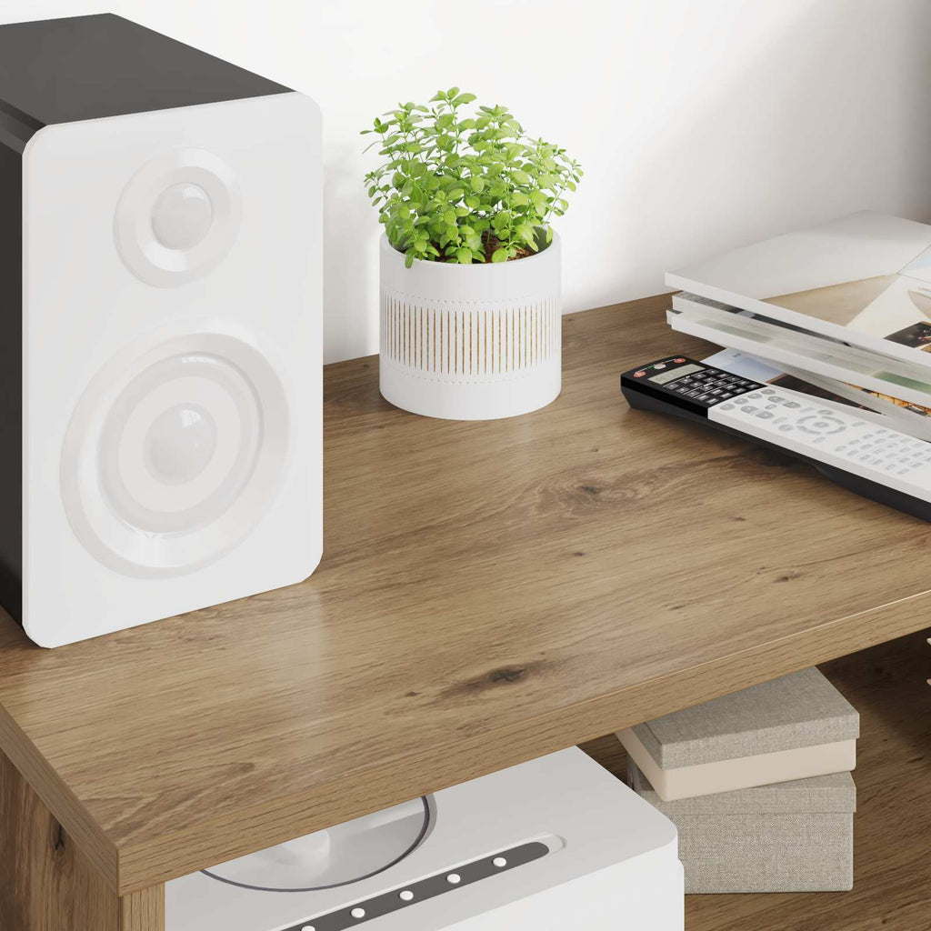 Mobile TV Rovere artigianale 80 x 35 x 40 cm Legno multistrato