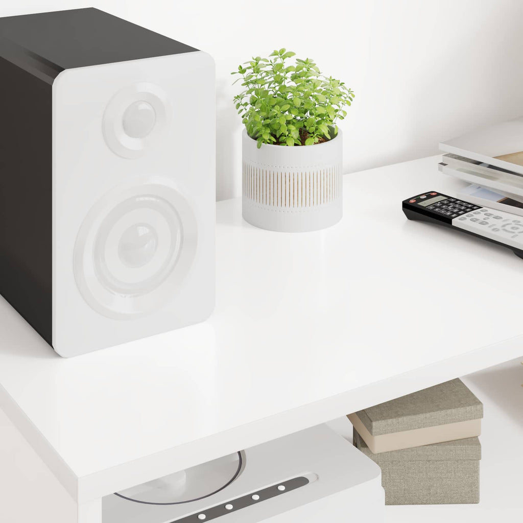Mobile TV Bianco 100 x 35 x 40 cm Legno multistrato
