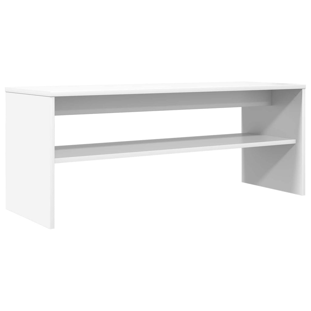 Mobile TV Bianco 100 x 35 x 40 cm Legno multistrato