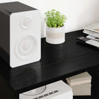 Mobile TV Rovere Nero 100 x 35 x 40 cm Legno multistrato