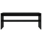 Mobile TV Rovere Nero 100 x 35 x 40 cm Legno multistrato