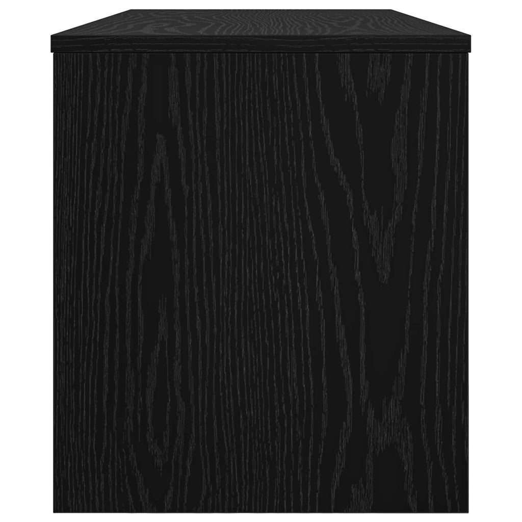 Mobile TV Rovere Nero 100 x 35 x 40 cm Legno multistrato