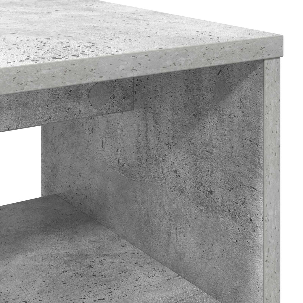 Mobile TV Grigio cemento 100 x 35 x 40 cm Legno multistrato