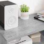 Mobile TV Grigio cemento 100 x 35 x 40 cm Legno multistrato