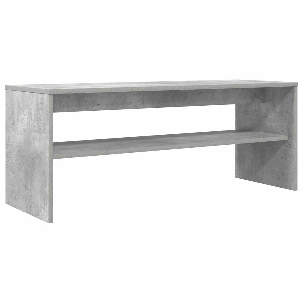 Mobile TV Grigio cemento 100 x 35 x 40 cm Legno multistrato