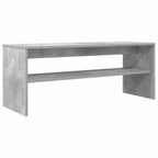Mobile TV Grigio cemento 100 x 35 x 40 cm Legno multistrato