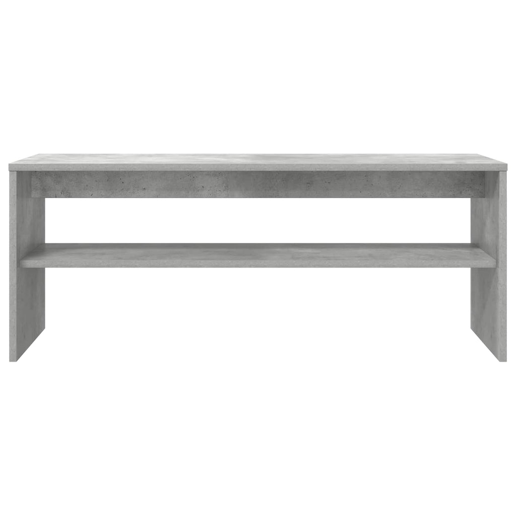 Mobile TV Grigio cemento 100 x 35 x 40 cm Legno multistrato