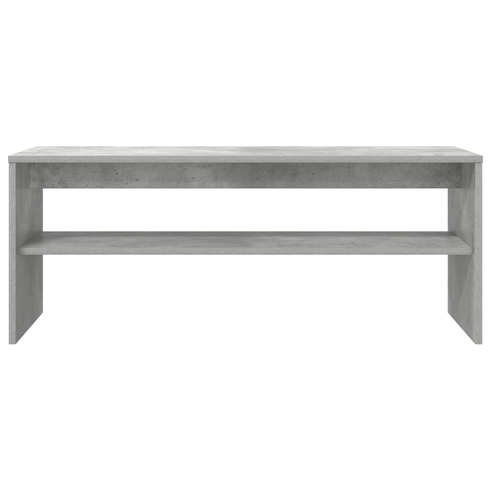 Mobile TV Grigio cemento 100 x 35 x 40 cm Legno multistrato