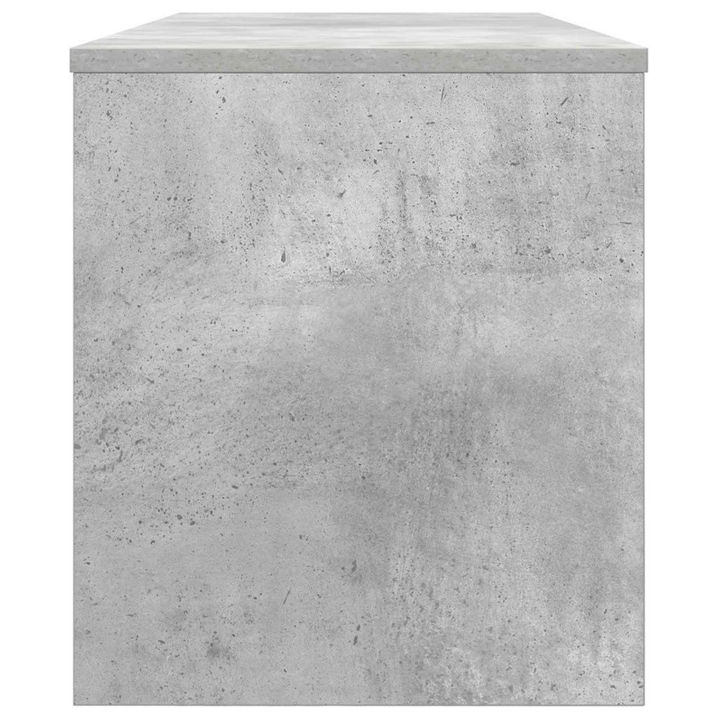 Mobile TV Grigio cemento 100 x 35 x 40 cm Legno multistrato