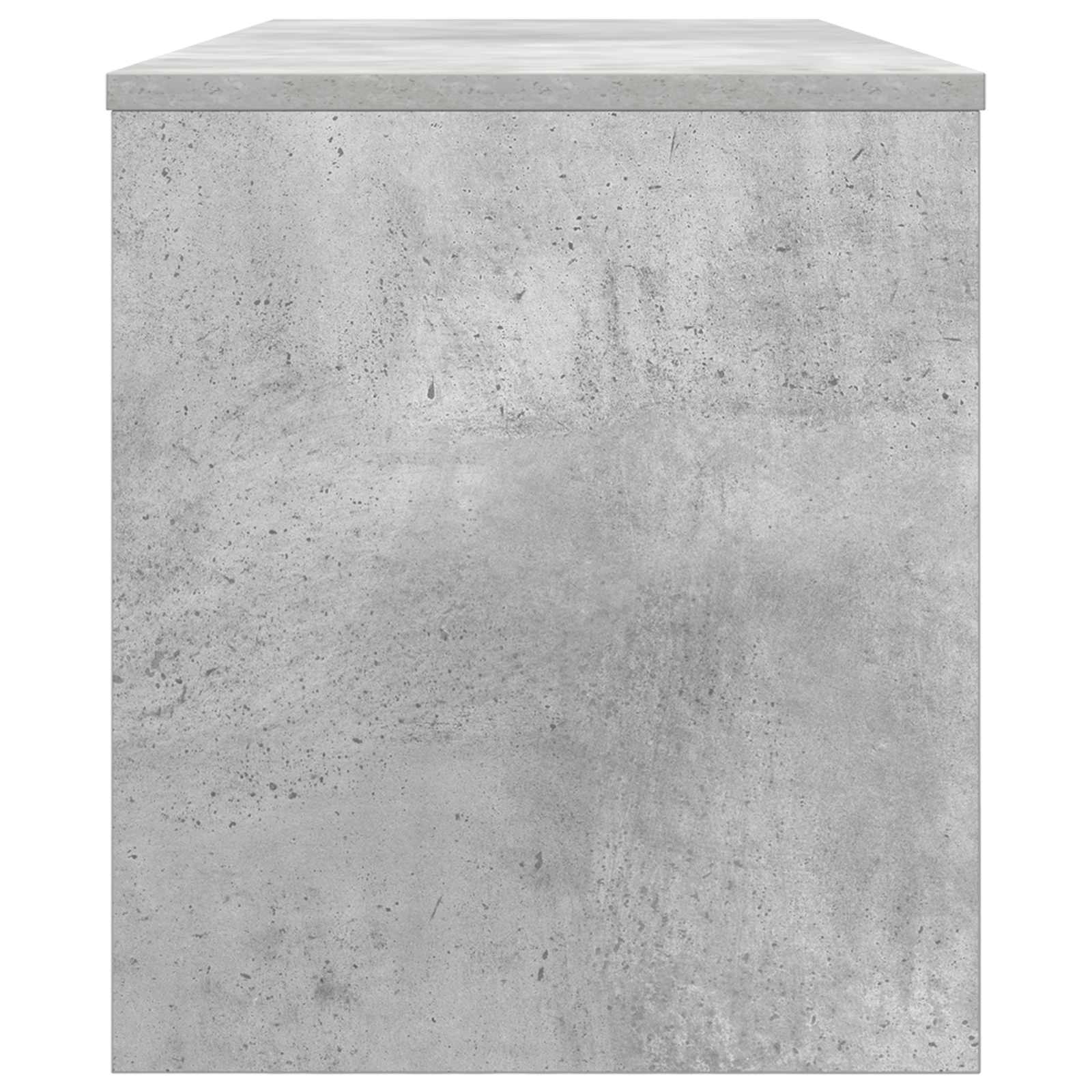 Mobile TV Grigio cemento 100 x 35 x 40 cm Legno multistrato