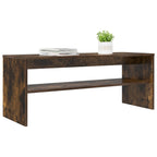 Mobile TV Rovere fumé 100 x 35 x 40 cm Legno multistrato