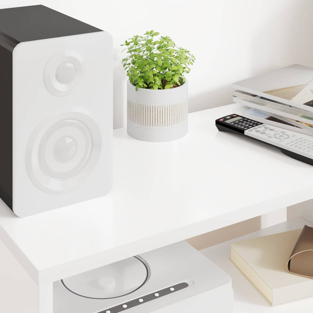 Mobile TV Bianco 60 x 30 x 40 cm Legno multistrato