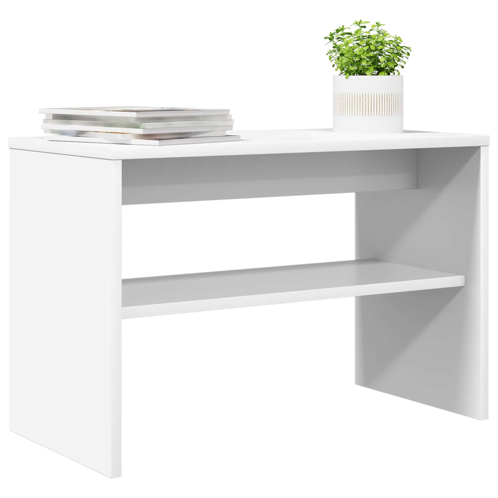 Mobile TV Bianco 60 x 30 x 40 cm Legno multistrato