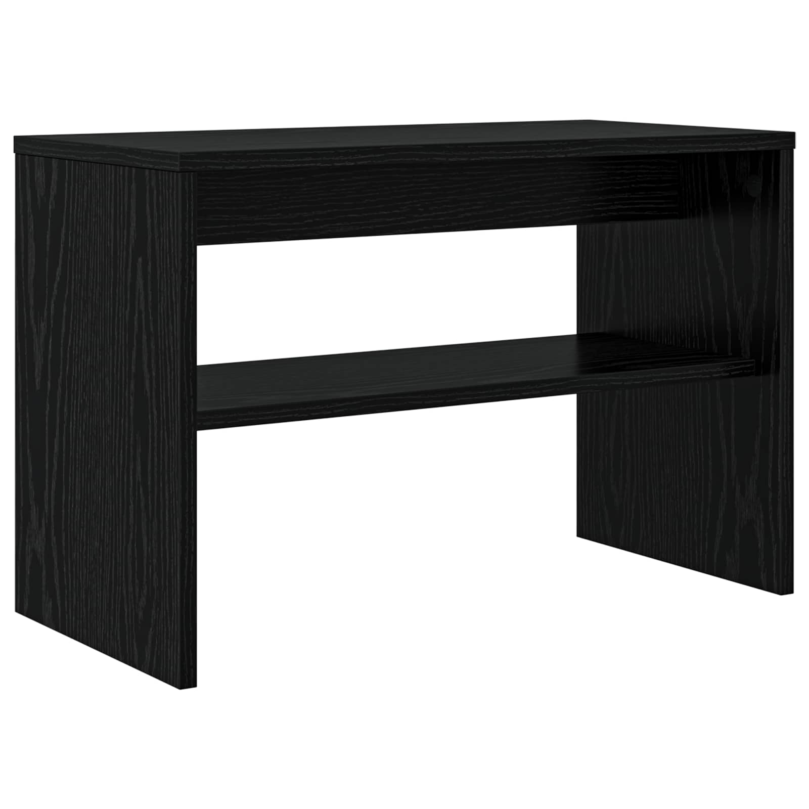 Mobile TV Rovere Nero 60 x 30 x 40 cm Legno multistrato