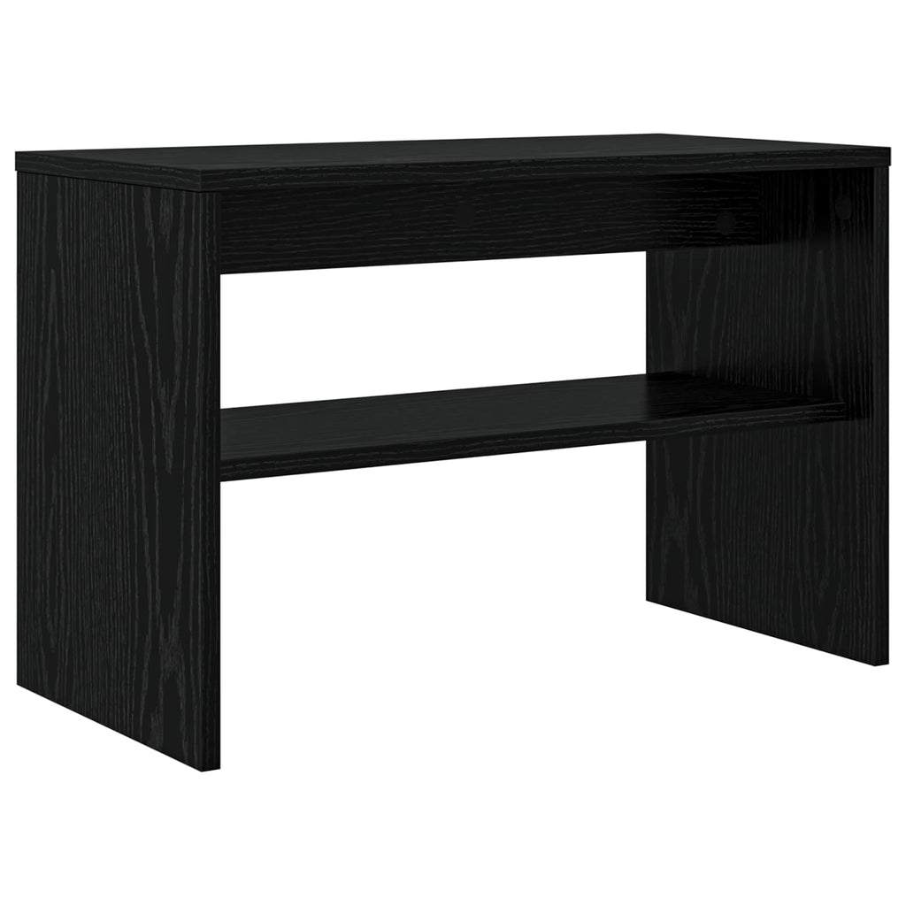 Mobile TV Rovere Nero 60 x 30 x 40 cm Legno multistrato