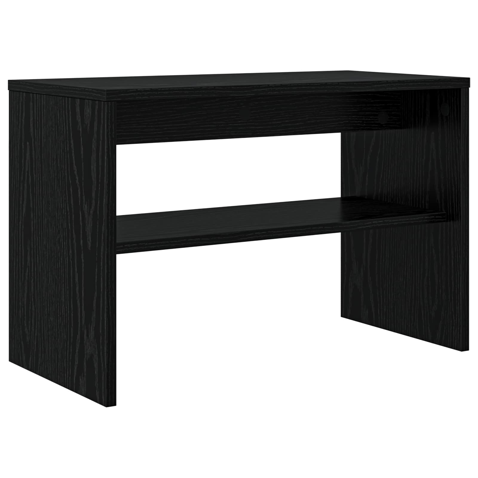 Mobile TV Rovere Nero 60 x 30 x 40 cm Legno multistrato