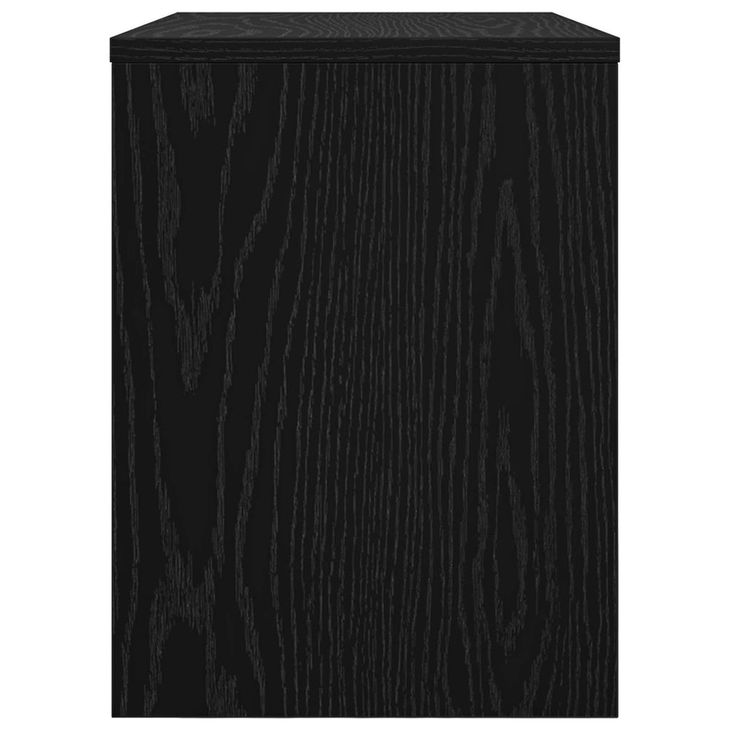 Mobile TV Rovere Nero 60 x 30 x 40 cm Legno multistrato